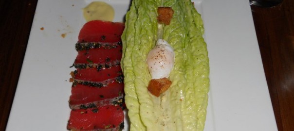 Morimotos seared ahi salad